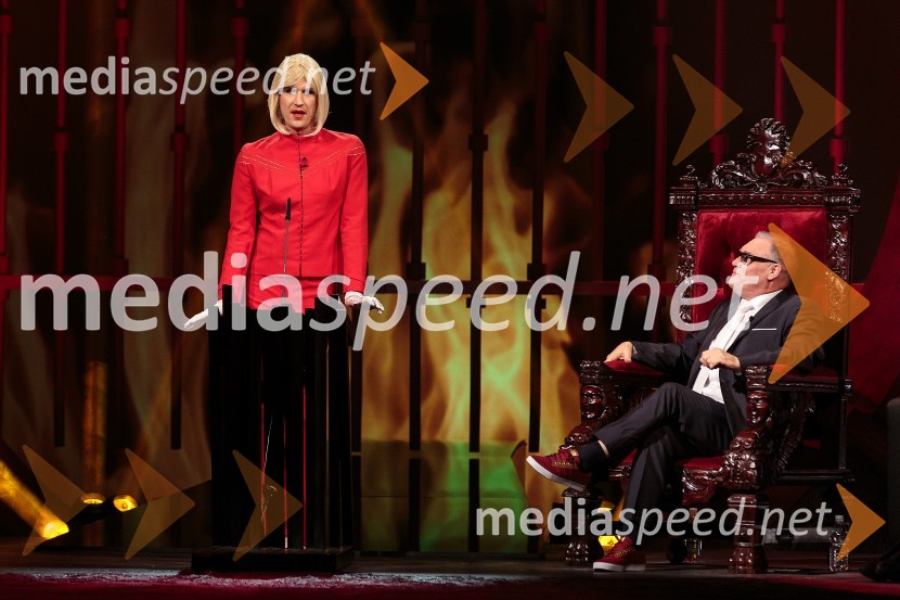  Tomaž Mihelič - Marlenna, član skupine Sestre;  Boris Kobal, igralecBoris Kobal gost oddaje Na žaru