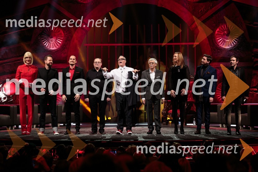  Tomaž Mihelič - Marlenna, član skupine Sestre;  Bine Volčič, kuharski mojster;  Vid  Valič, stand-up komik, voditelj;  Gojmir Lešnjak Gojc, igralec;  Boris Kobal, igralec; dr. Ciril Ribičič, pravnik;  Nina Valič, igralka;  Tin Vodopivec, stand up komik;  Lado Bizovičar, igralecBoris Kobal gost oddaje Na žaru