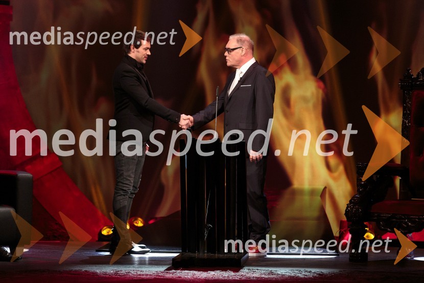  Lado Bizovičar, igralec;  Boris Kobal, igralecBoris Kobal gost oddaje Na žaru