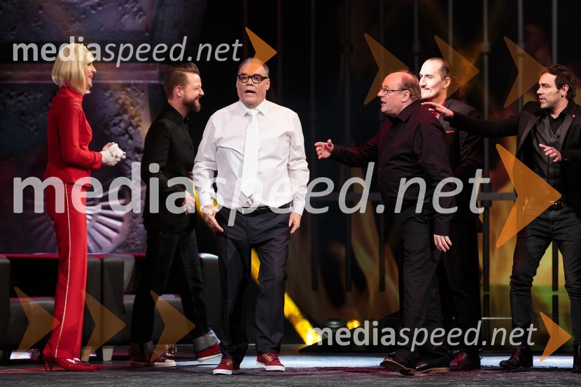  Tomaž Mihelič - Marlenna, član skupine Sestre;  Bine Volčič, kuharski mojster;  Boris Kobal, igralec;  Gojmir Lešnjak Gojc, igralec;  Vid  Valič, stand-up komik, voditelj;  Lado Bizovičar, igralecBoris Kobal gost oddaje Na žaru