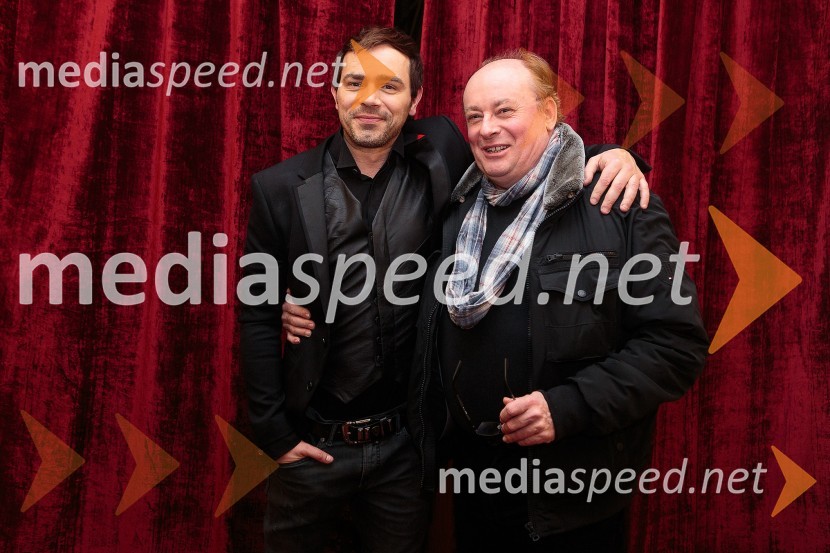  Lado Bizovičar, igralec;  Gojmir Lešnjak Gojc, igralecBoris Kobal gost oddaje Na žaru