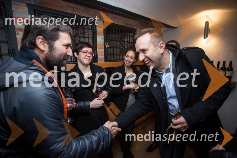  Jure Makovec, fotograf;  Borut  Cvetko, kreativni direktor MediaspeedMediaspeed 14. rojstni dan in ponovoletno druženje