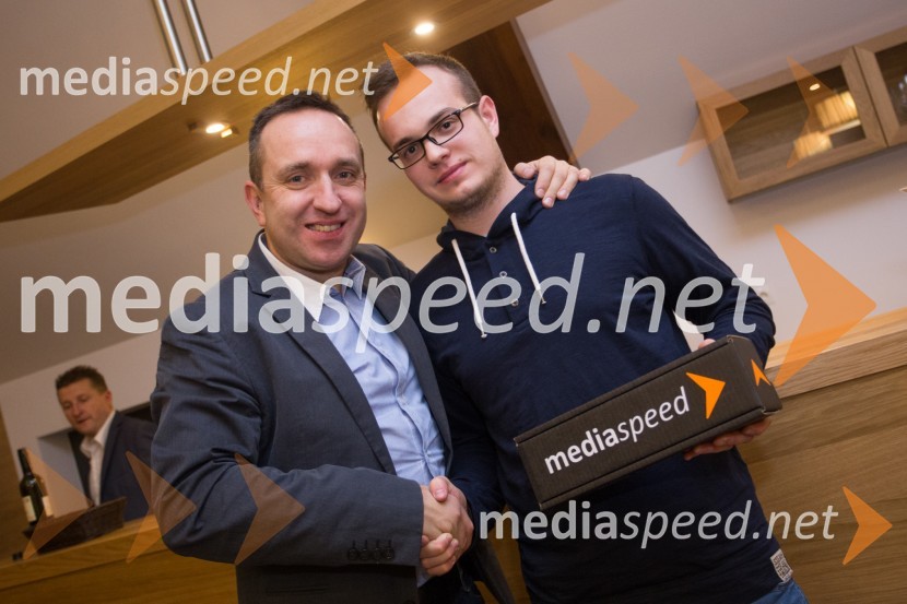  Borut  Cvetko, kreativni direktor Mediaspeed;  Nejc Zidarič, fotografMediaspeed 14. rojstni dan in ponovoletno druženje