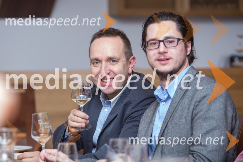  Borut  Cvetko, kreativni direktor Mediaspeed;  Aljaž Mejal, radijski moderatorMediaspeed 14. rojstni dan in ponovoletno druženje