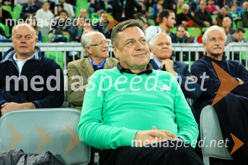  Zoran Janković, župan MOL, predsednik PS70 let košarkarskega kluba Olimpija