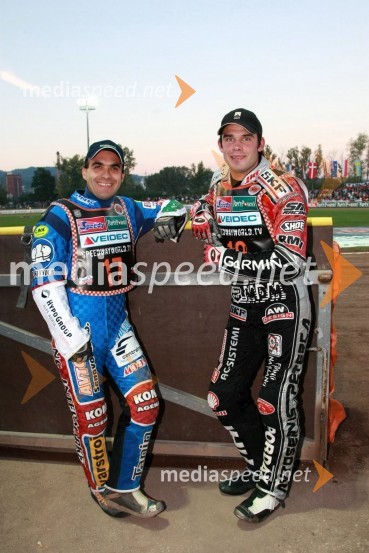 Izak Šantej, Slovenija in Jernej Kolenko, SlovenijaSPEEDWAY GRAND PRIX, VN Slovenije 2007, dirka