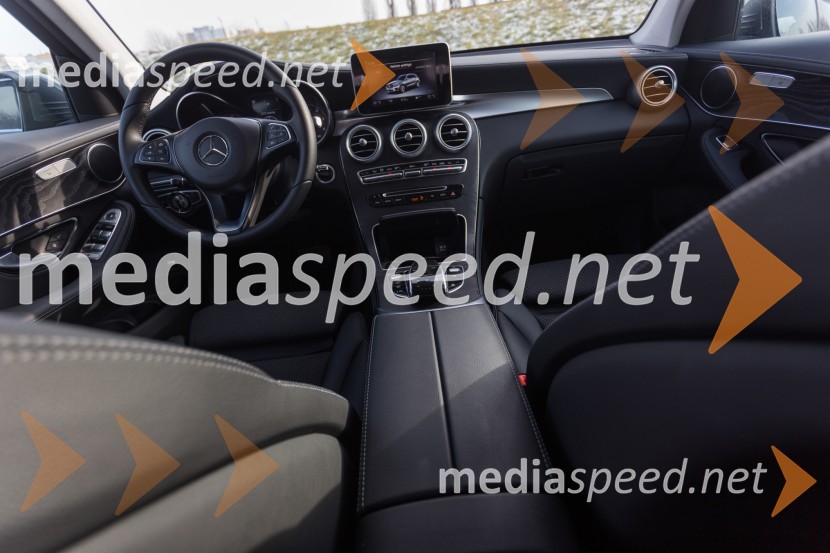 Mercedes-Benz GLC 220d 4Matic, notranjostMercedes-Benz GLC 220d 4Matic, mediaspeed test