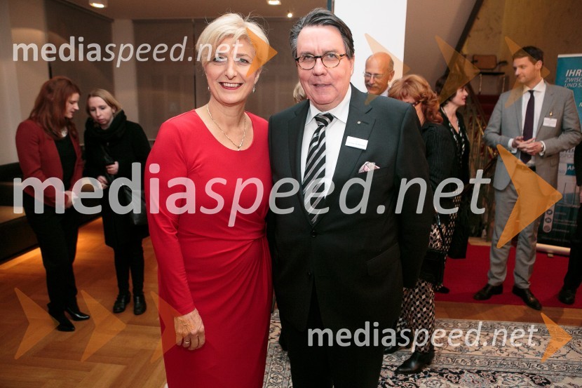 dr. Anna Prinz, veleposlanica Nemčije;  Werner SchemppNovoletni sprejem Slovensko-nemške gospodarske zbornice in Veleposlaništva ZRN