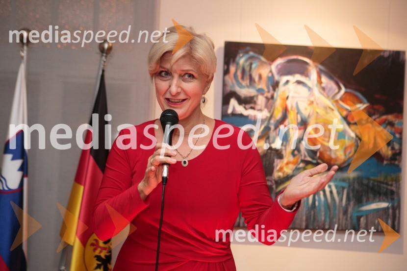 dr. Anna Prinz, veleposlanica NemčijeNovoletni sprejem Slovensko-nemške gospodarske zbornice in Veleposlaništva ZRN