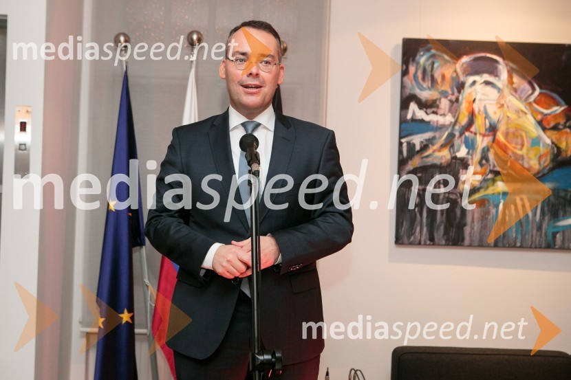  Peter Friedrich, minister v deželni vladi zvezne dežele Baden WutternbergNovoletni sprejem Slovensko-nemške gospodarske zbornice in Veleposlaništva ZRN