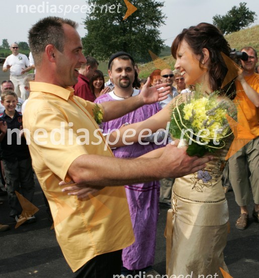 Tomaž Mlakar in Anita ValherAnita Valher in Tomaž Mlakar - poroka