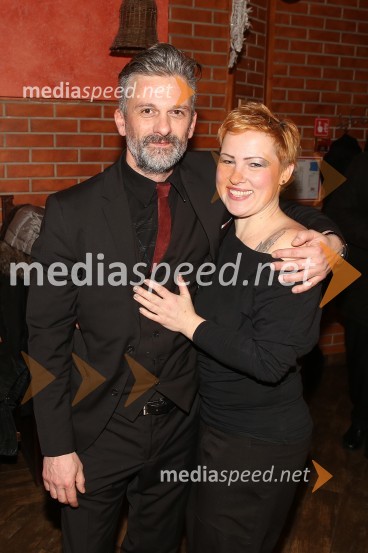  Vladimir Vlaškalić, igralec;  Suzana Rengeo, modna oblikovalka in kostumografinjaRazlogi za srečo, premiera predstave