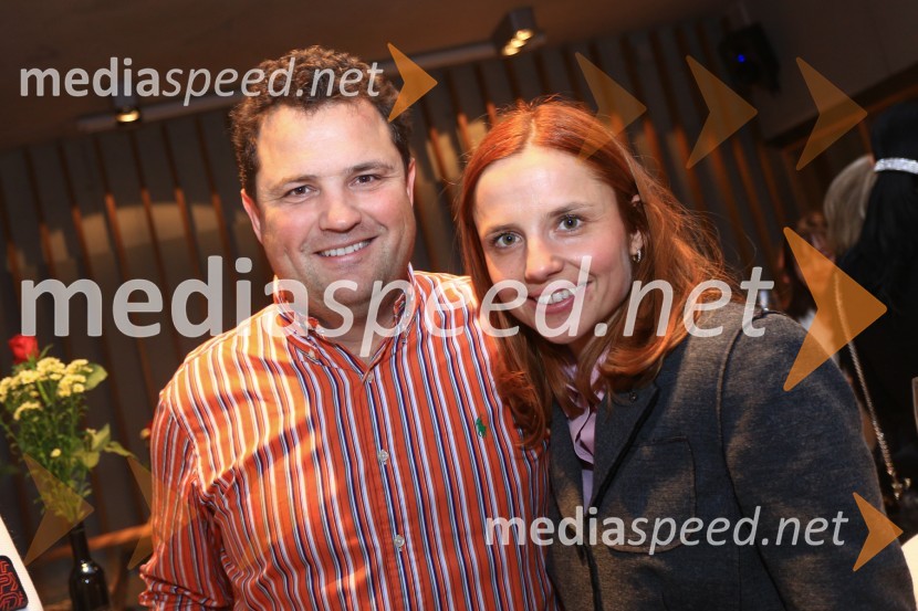  Damijan Koletnik, pomočnik direktorja Nigrada;  Sandra  Koletnik14. srečanje prijateljev hiše vin Doppler