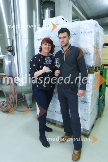  Mihaela  Kopše, Hiša vin Doppler;  Aleš Slana,  nogometaš Vinske reprezentance Slovenije 14. srečanje prijateljev hiše vin Doppler