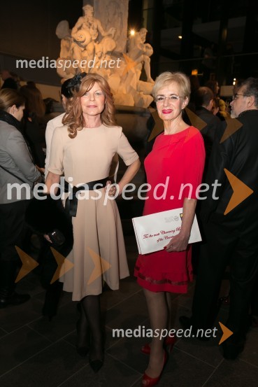  Darja Kuhar Kotnik, UO Društva za zdravje naroda;  Metka  Premerl, slavistkaOdprtje prenovljene Narodne galerije