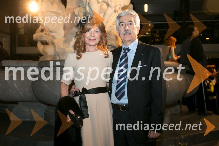  Darja Kuhar Kotnik, UO Društva za zdravje naroda;  Rajko Kotnik, državni pravobranilecOdprtje prenovljene Narodne galerije