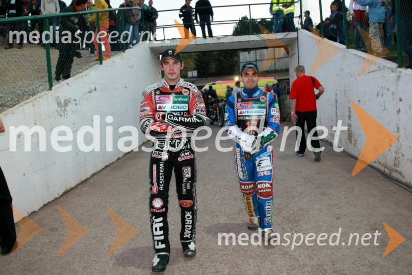 Jernej Kolenko, Slovenija in Izak Šantej, SlovenijaSPEEDWAY GRAND PRIX, VN Slovenije 2007, dirka