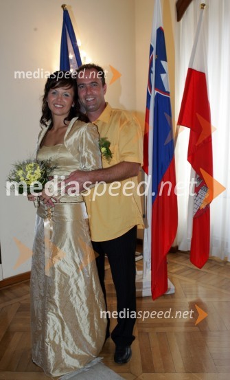 Anita Valher in Tomaž MlakarAnita Valher in Tomaž Mlakar - poroka