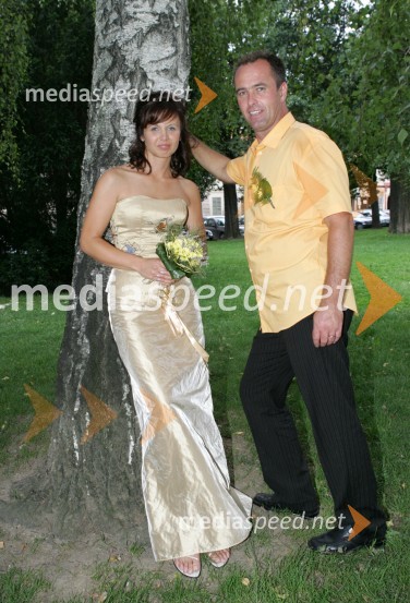 Anita Valher in Tomaž MlakarAnita Valher in Tomaž Mlakar - poroka