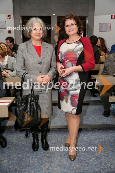 dr. Jožica Rejec, direktorica Domel d.o.o.; mag. Sonja Klopčič,  podjetnica, managerka in voditeljicaSlovenski poslovni voditelji v svetu, Alumni dogodek
