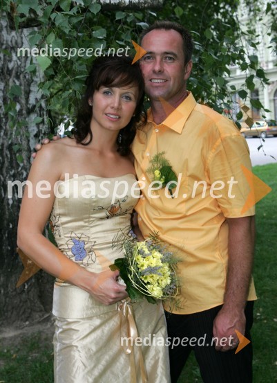 Anita Valher in Tomaž MlakarAnita Valher in Tomaž Mlakar - poroka