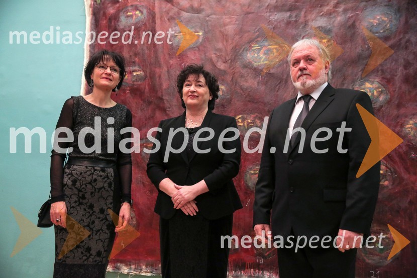  Cvetka Lipuš, pesnica; mag. Julijana Bizjak Mlakar, ministrica za kulturo; prof. dr. Janez Bogataj, etnologDržavna proslava ob slovenskem kulturnem prazniku in podelitev Prešernovih nagrad