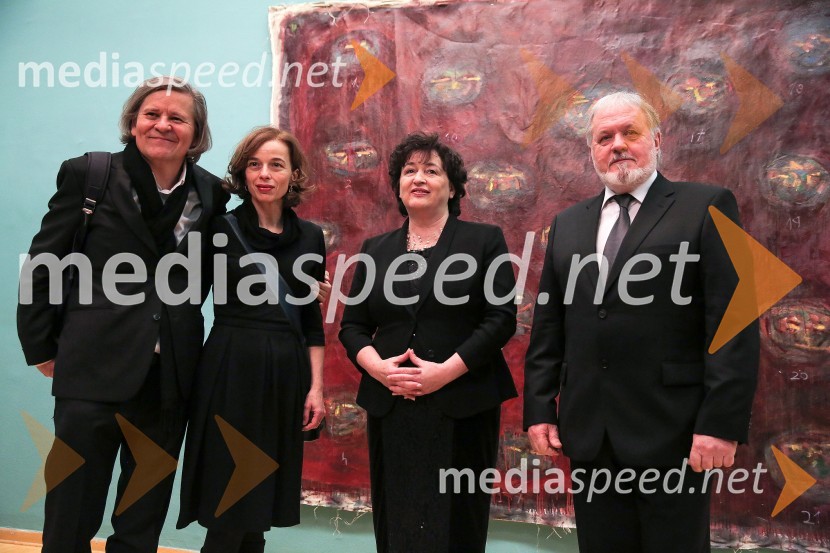  Janusz Kica, režiser;  ... ; mag. Julijana Bizjak Mlakar, ministrica za kulturo; prof. dr. Janez Bogataj, etnologDržavna proslava ob slovenskem kulturnem prazniku in podelitev Prešernovih nagrad