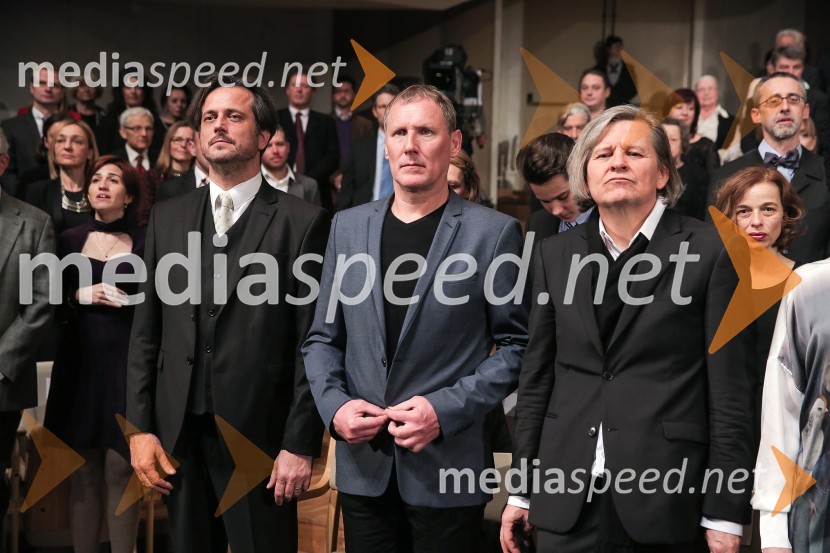  Ambrož Čopi, skladatelj;  Aleksij Kobal, slikar in glasbenik;  Janusz Kica, režiserDržavna proslava ob slovenskem kulturnem prazniku in podelitev Prešernovih nagrad