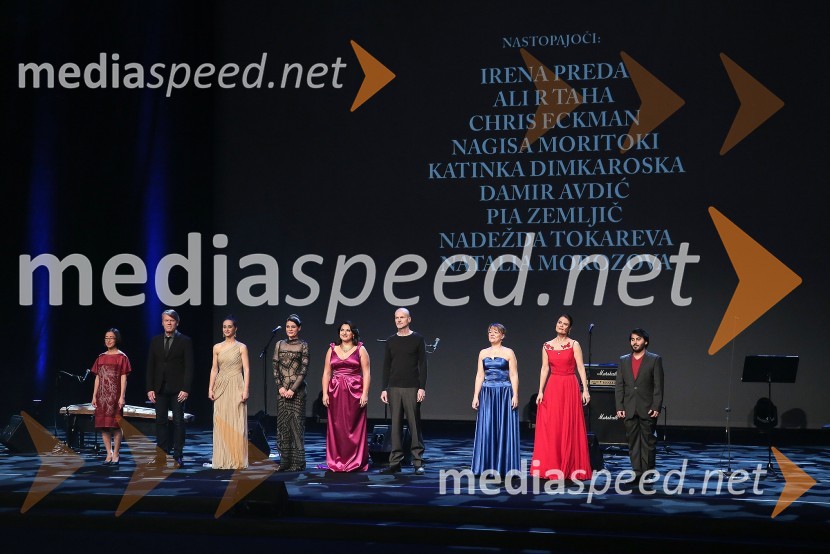  Nagisa  Moritoki Škof, glasbenica;  Cris Eckman, glasbenik;  Katinka Dimkaroska, pevka;  Pia Zemljič, igralka;  Irena Preda, pevka;  Damir Avdić, glasbenik;  Nadežda Tokareva, violinistka;  Natalija Morozova, pianistka;  Ali R Taha, glasbenikDržavna proslava ob slovenskem kulturnem prazniku in podelitev Prešernovih nagrad