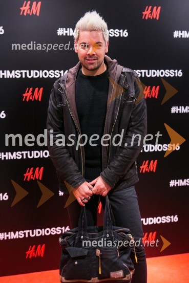  Nejc Simšič, novinarH&M studio S/S 2016, predstavitev kolekcije z znanimi Slovenci