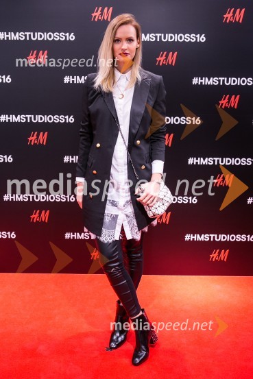  Tjaša  Kokalj Jerala, manekenka, voditeljicaH&M studio S/S 2016, predstavitev kolekcije z znanimi Slovenci