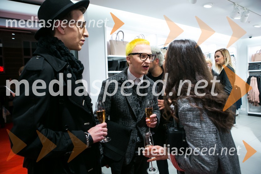  Matjaž Plošinjak, modni oblikovalec;  Eric Maj  Potočnik, modni oblikovalecH&M studio S/S 2016, predstavitev kolekcije z znanimi Slovenci
