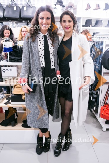  Ula  Furlan, igralka, voditeljica;  Saša Pavlin Stošić, igralkaH&M studio S/S 2016, predstavitev kolekcije z znanimi Slovenci
