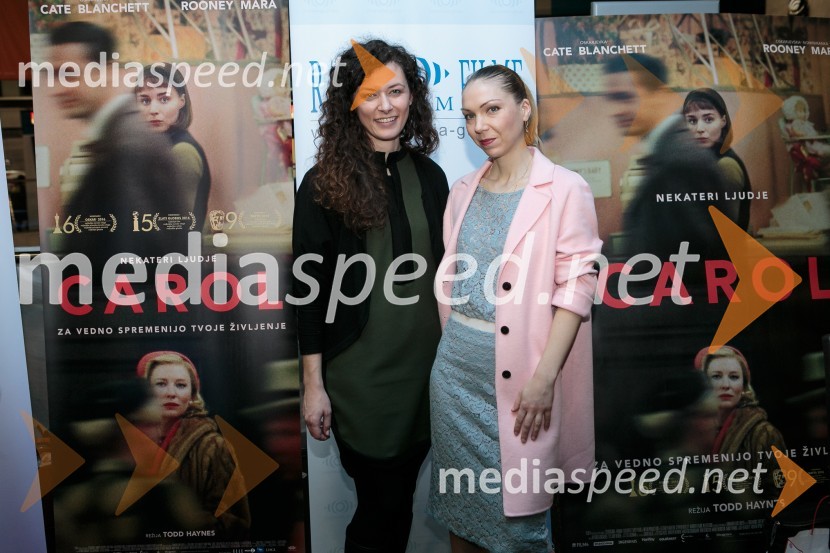  Kaja Butkovič, Lisca;  Maja Ratajc, kreatorka in vodja marketinga, LiscaPremiera filma Carol z znanimi Slovenkami