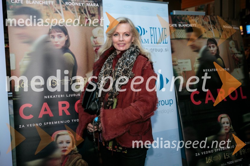  Andreja  Medvedič, lastnica in direktorica Sense Wellness ClubaPremiera filma Carol z znanimi Slovenkami