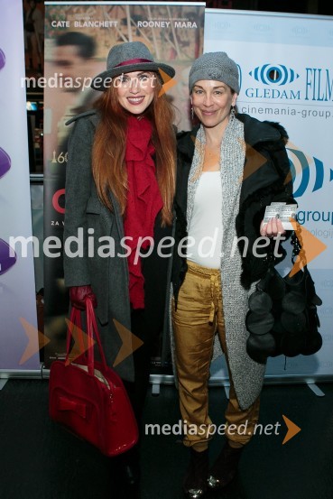  Maja Martina Merljak, igralka;  Nina Ivanič, igralkaPremiera filma Carol z znanimi Slovenkami