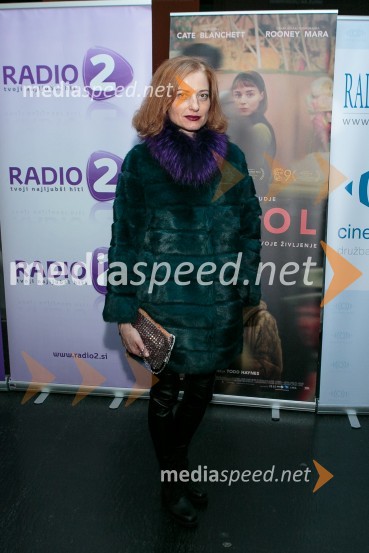  Hermina Kovačič, svetovalka za odnose z javnostmiPremiera filma Carol z znanimi Slovenkami