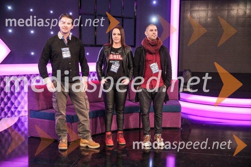  Tomaž Jeraj, nekdanji tekmovalec šova Big Brother;  Tina Lukić, nekdanja tekmovalka šova Big Brother;  Emi Nikočević, nekdanji tekmovalec v resničnostnem šovu BarKako izgleda nova Big Brother hiša?