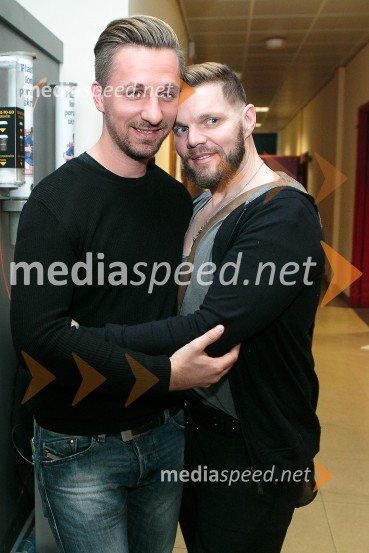  Benjamin Bastien Kračun, podjetnik;  Luka Luka Simšič, vizažistEMA 2016: Zmagovalka je ManuElla