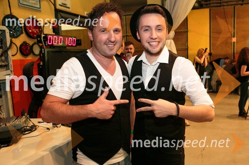  Alesh Maatko, novinar;  Alex Volasko, pevecEMA 2016: Zmagovalka je ManuElla