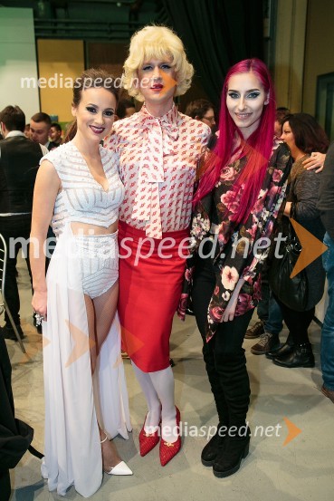  Anja Baš, pevka;  Tomaž Mihelič - Marlenna, član skupine Sestre;  Sara Briški Cirman - Raiven, pevka, harfistka, RaivenEMA 2016: Zmagovalka je ManuElla