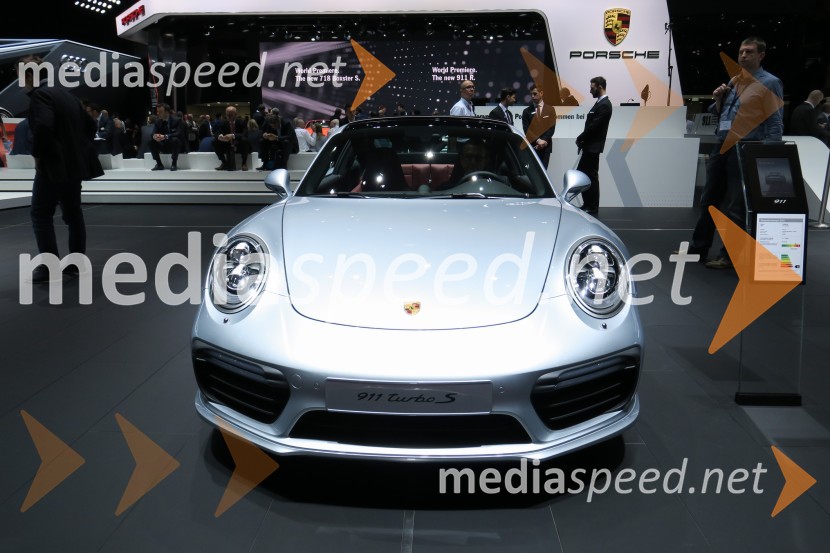 Porsche 911 Turbo S86. avtomobilski salon Ženeva 2016