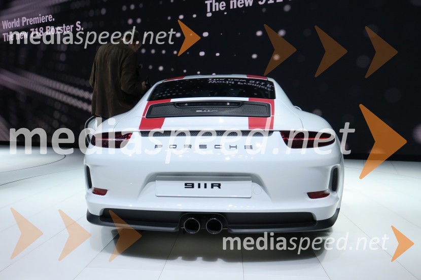 Porsche 911R86. avtomobilski salon Ženeva 2016