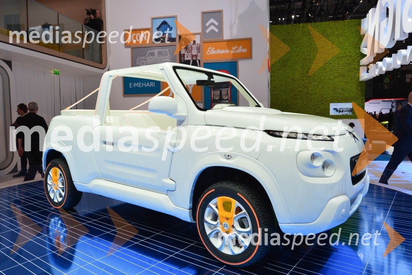 Citroen e-Mehari by Courreges Concept86. avtomobilski salon Ženeva 2016