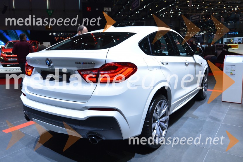 BMW X4 M40i86. avtomobilski salon Ženeva 2016