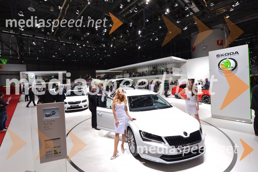 Škoda Superb Combi86. avtomobilski salon Ženeva 2016