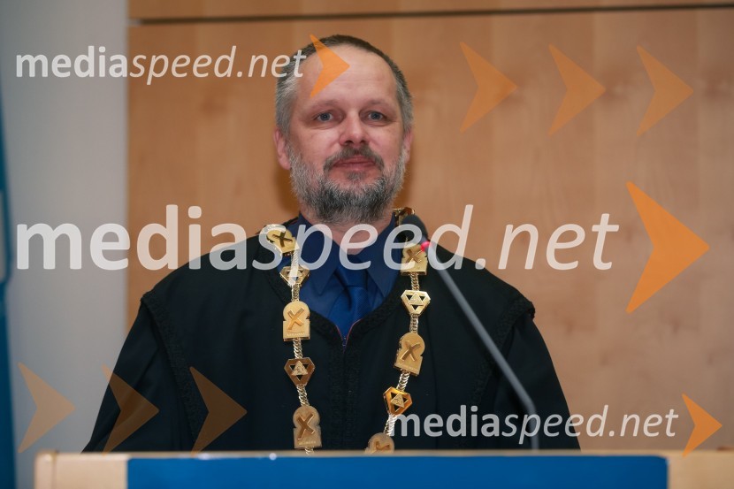 prof. dr. Borut  Žalik, dekan, Fakulteta za elektrotehniko, računalništvo in informatiko, Univerza v MariboruPromocija doktorjev znanosti UM, marec 2016