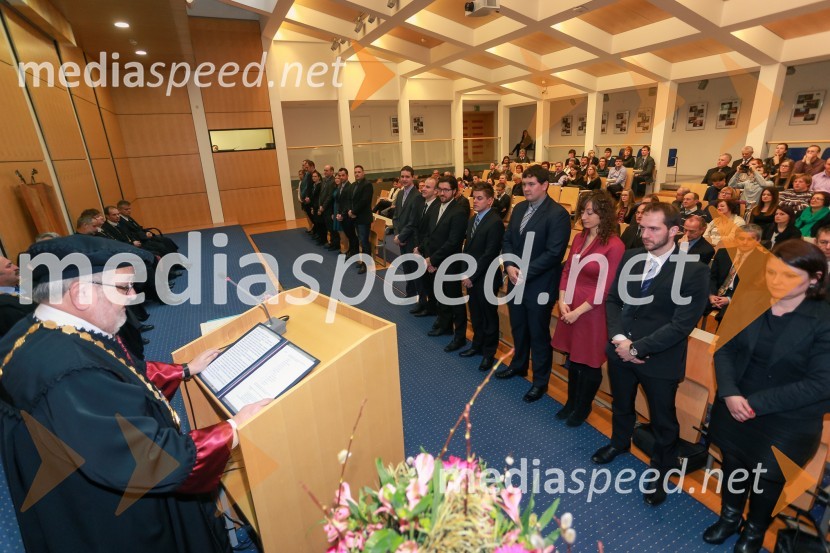 prof. dr. Igor Tičar, rektor, Univerza v MariboruPromocija doktorjev znanosti UM, marec 2016