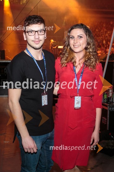  Matej Kirn Starič, radijski voditelj;  Ajda Mlakar, radijska voditeljicaAktualov dan žena 2016