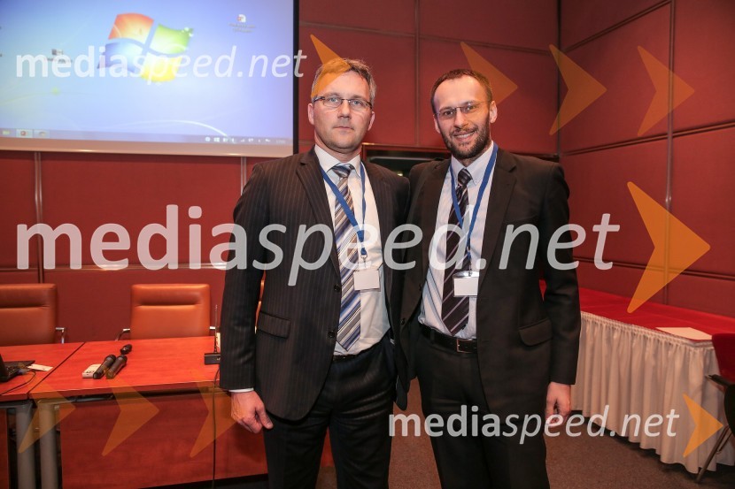 mag. Hrvoje Krstulović, predsednik uprave ZB Invest;  Tomislav Bajić, CFA, CAIACFA Institute Research Challenge 2016, lokalni finale
